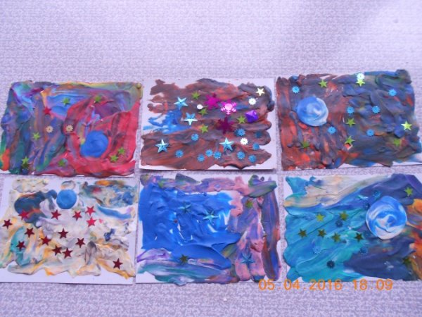 Пластилинография на зимнюю тему