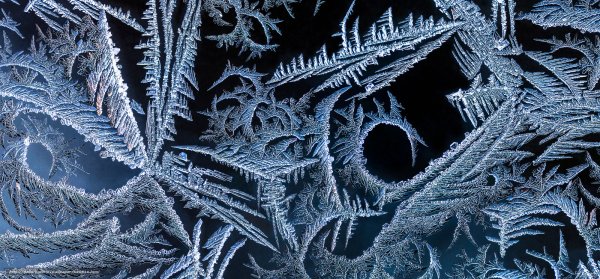 Зимние узоры на окнах рисование