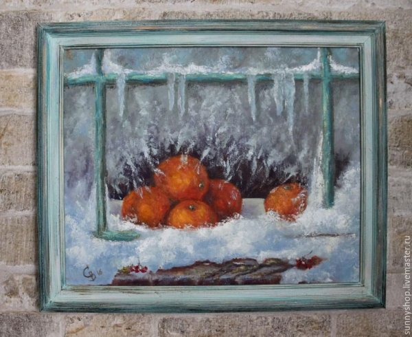 Снеговик заглядывает в окно