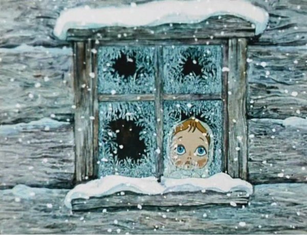 Рисование пластилином зима