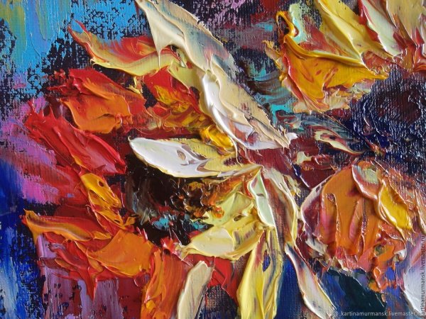 Пейзаж Весна абстракционизм