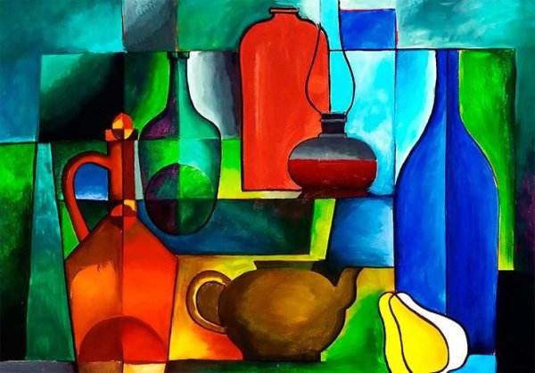 Зебра Пикассо кубизм