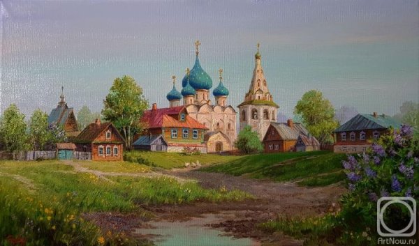 Гала Астапова картины зимний Суздаль