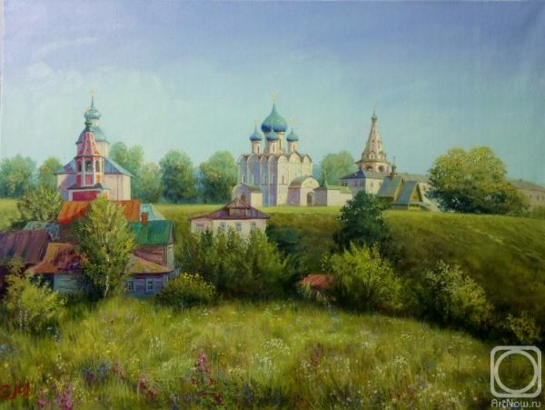 Суздаль зима художник