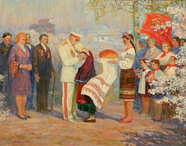 Социалистический реализм картины