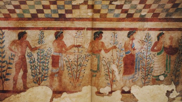 Фрески Тарквинии этрусков