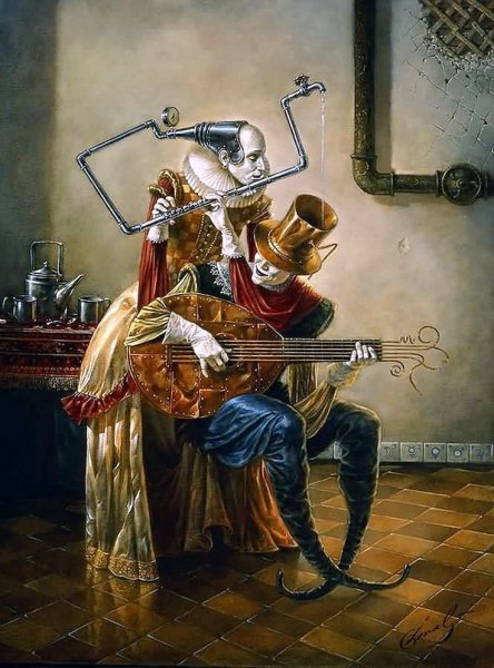 Художник Майкл Шеваль театр абсурда