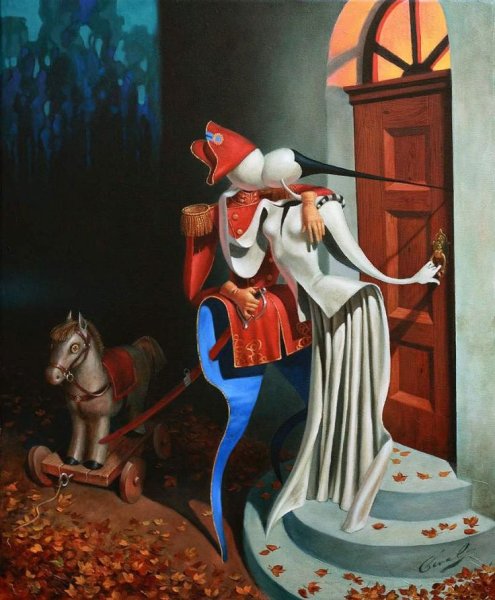 Художник Майкл Шеваль театр абсурда