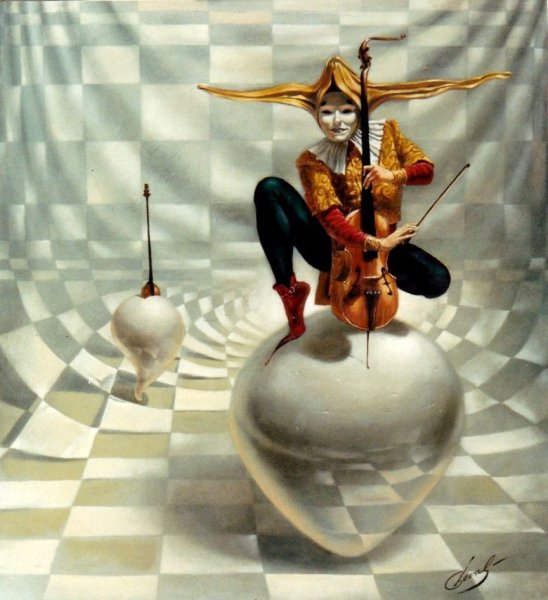 Художник Майкл Шеваль театр абсурда