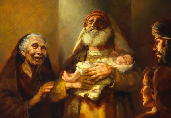 Сретение Господне Симеон Богоприимец