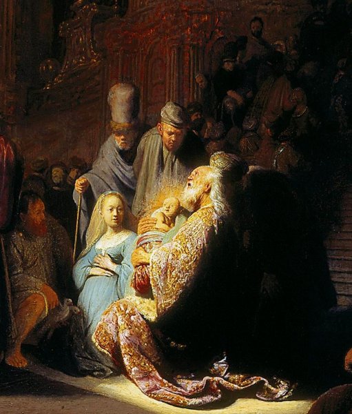 Сретение Рембрандт Харменс Ван Рейн 1631