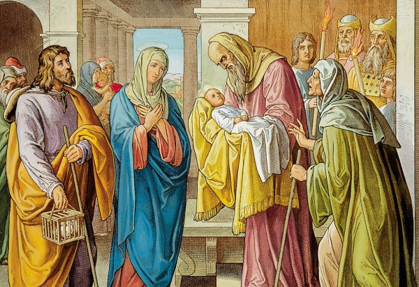 Сретение Господне Симеон и Анна