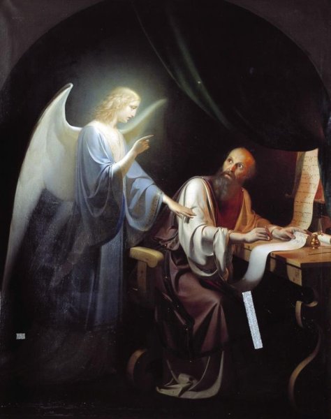 Старец Симеон Богоприимец и ангел