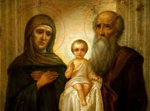 Святой Симеон Богоприимец и Анна пророчица