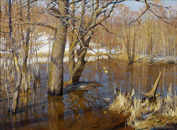 Весна художник Ярослав Зяблов