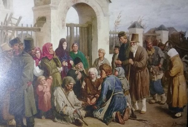 Васнецов нищие-Певцы богомольцы
