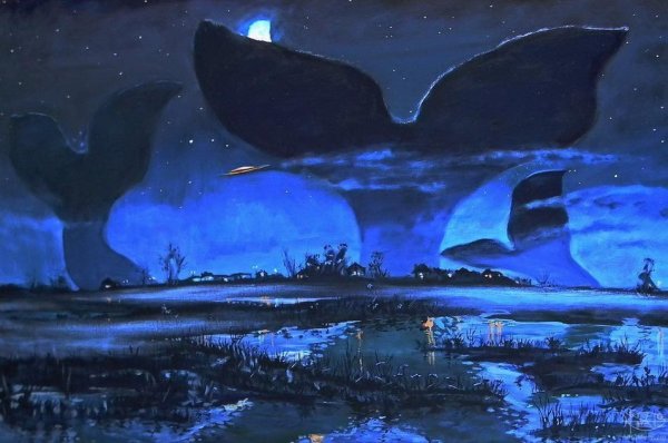 Три кита картина