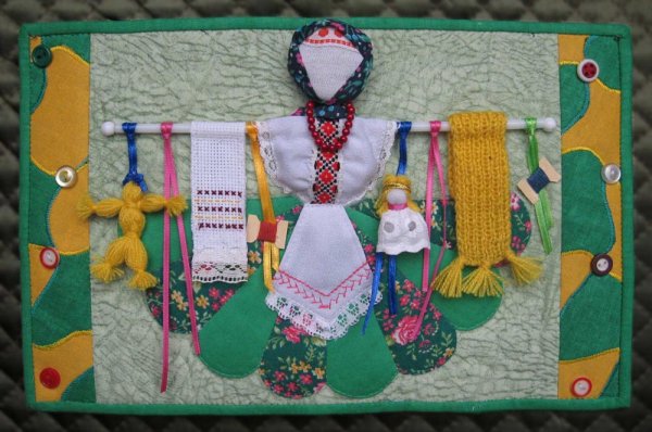 Ключница домик и птицы