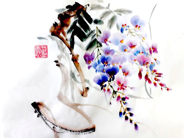 Традиционная китайская живопись гохуа