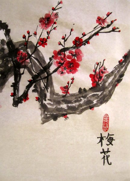 Китайская Национальная живопись «гохуа» древний Китай