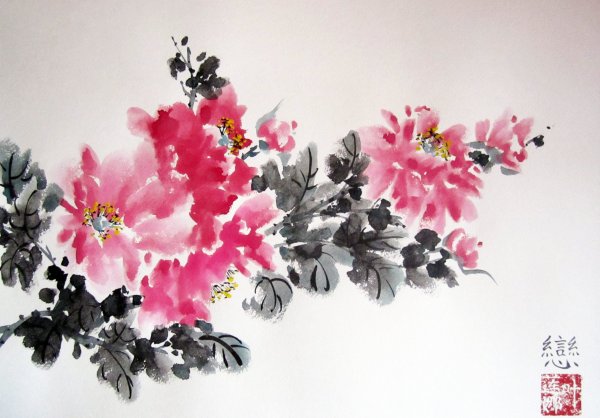 Китайская живопись слива мэйхуа
