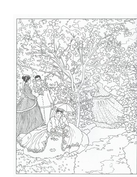 Раскраски известных картин