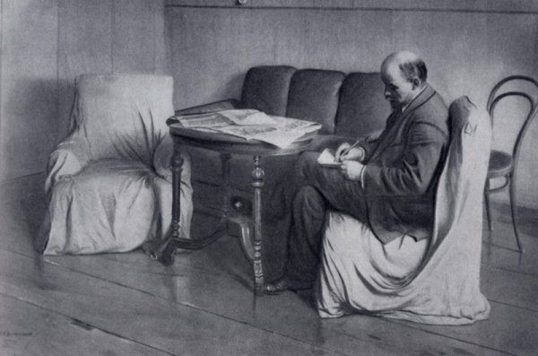 Ленин в Смольном и.и Бродский 1930