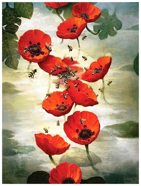 Кевин Слоан картины цветы