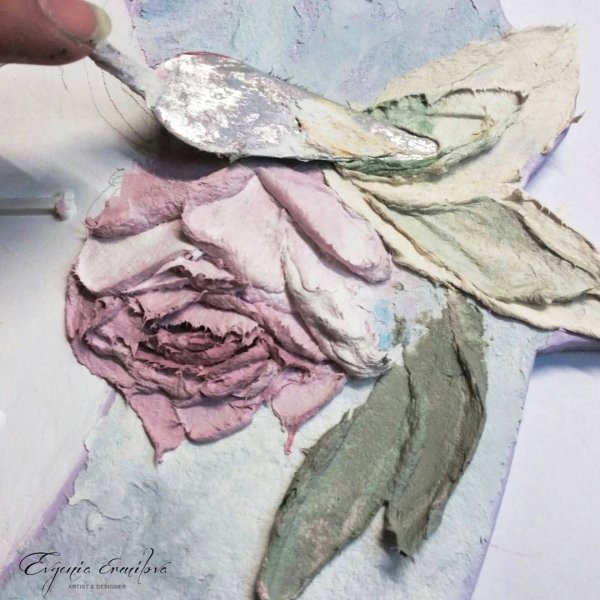 Скульптурная живопись МК роза