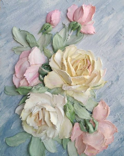 Соловьева Ольга ирисы скульптурная живопись