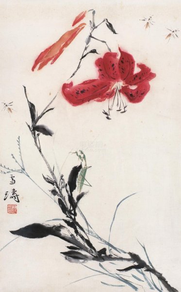 Китайская Акварельная живопись Суми-е