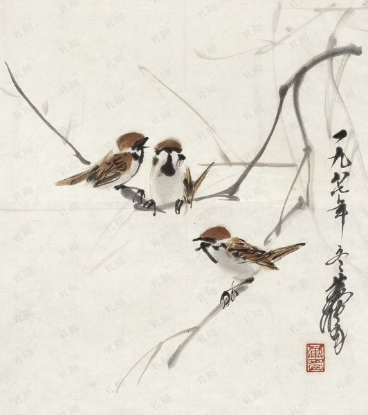 Гохуа китайская живопись птицы