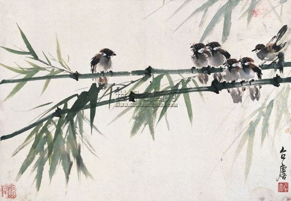 Воробьи символ в китайской живописи
