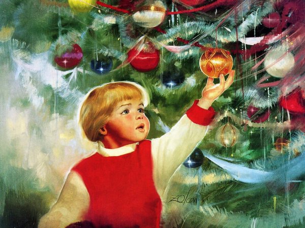 Lynn Bywaters художник Рождество