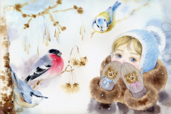 Столбова Анастасия художник зимние