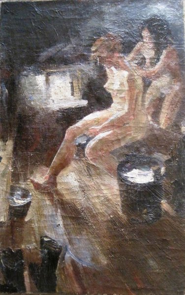 Петр Кончаловский. "Натурщица