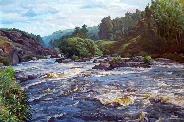 Пейзажи маслом Александр Самохвалов