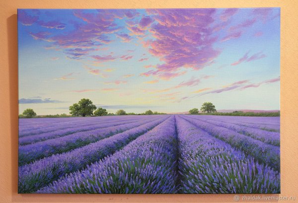 Поль Синьяк Лавандовое поле