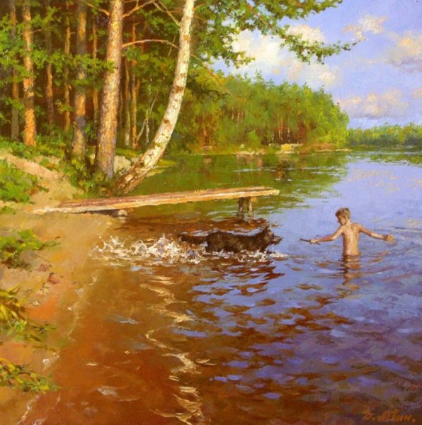 Художник Дмитрий Ильич Левин