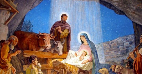 Рождество Христово Дева Мария и Иосиф