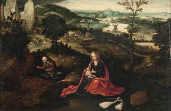 Ян Мостарт картины