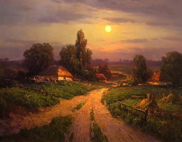 Украинский пейзаж Прядко Юрий, украинский художник