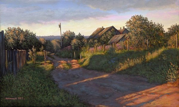 Деревня художник палачев