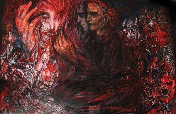 Искушение св. Антония Грюневальд