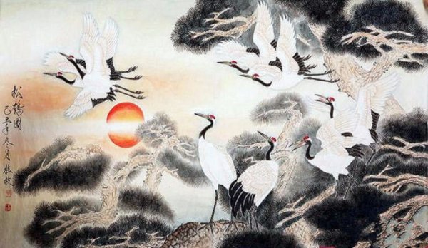 Древне китайская живопись Журваль