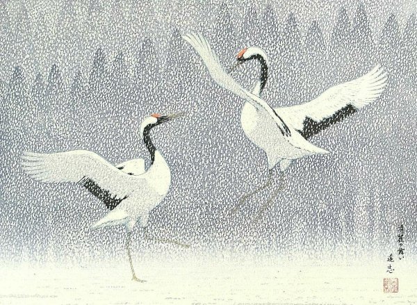 Журавль в древнем Китае