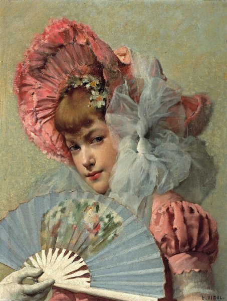 Дама с веером
