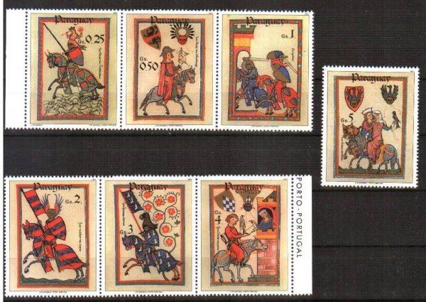 Марки Парагвая живопись Дюрер