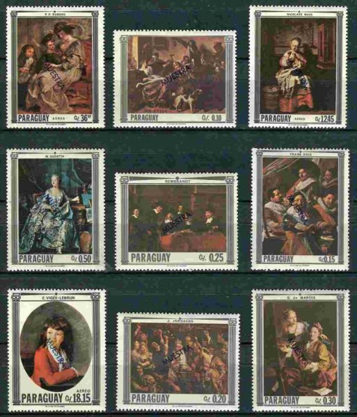 Марка Paraguay correo