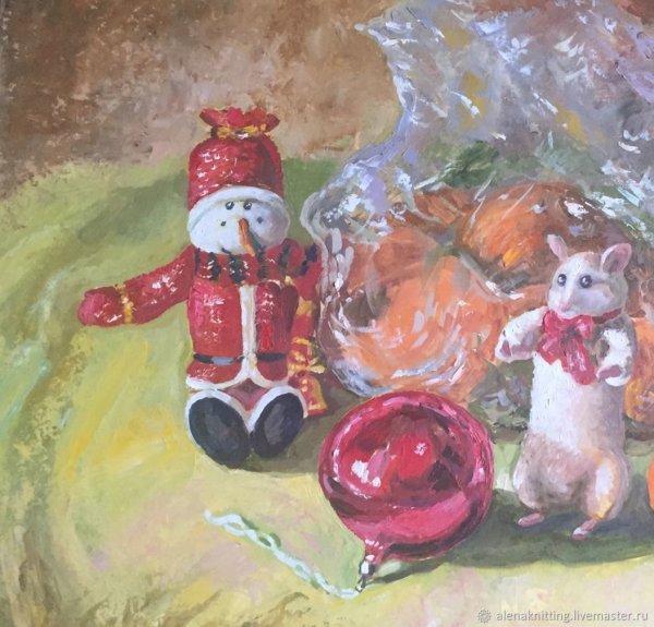 Елочные игрушки картины художников